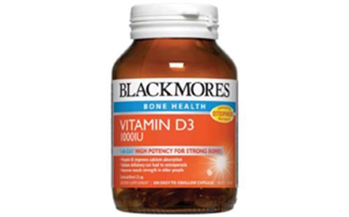 Viên uống Blackmores Vitamin D3 1000IU hộp 200 viên của Úc - Cho xương chắc khỏe
