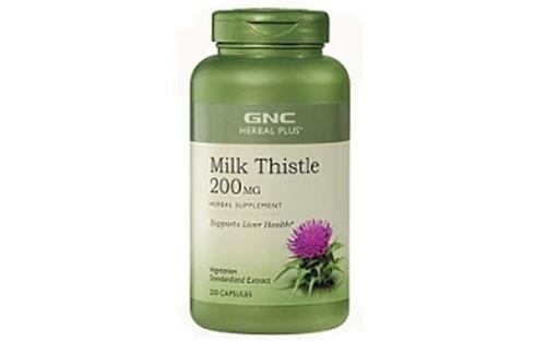 GNC Milk Thistle 200mg hộp 100 viên của Mỹ - Giải độc gan của Mỹ