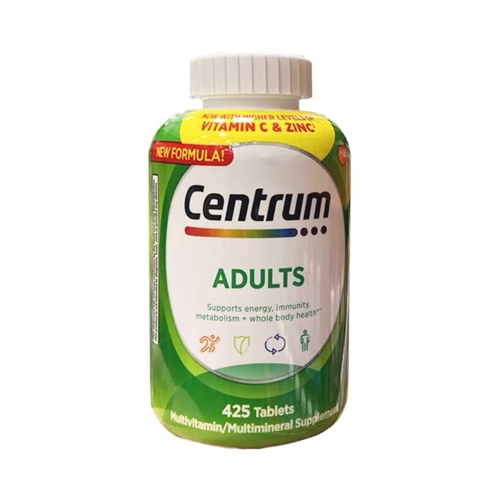 Vitamin tổng hợp dành cho người lớn dưới 50 tuổi của Mỹ Centrum 425 Tablets Men/Women Adults under 50 Multi Vitamin Mineral Supplement 