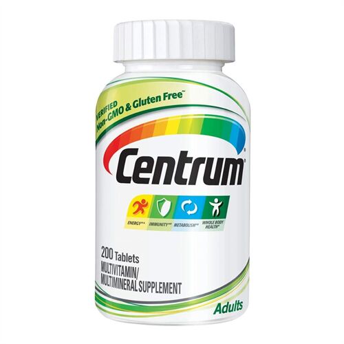 Viên uống bổ sung Centrum Adult Multivitamin/Multimineral Supplement 200 viên của Mỹ