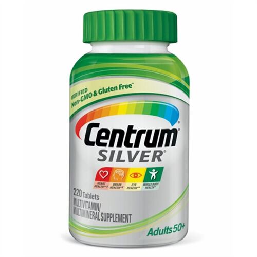 Centrum Silver Multivitamin 50+ 220 viên của Mỹ, - Vitamin dành cho người trên 50 tuổi