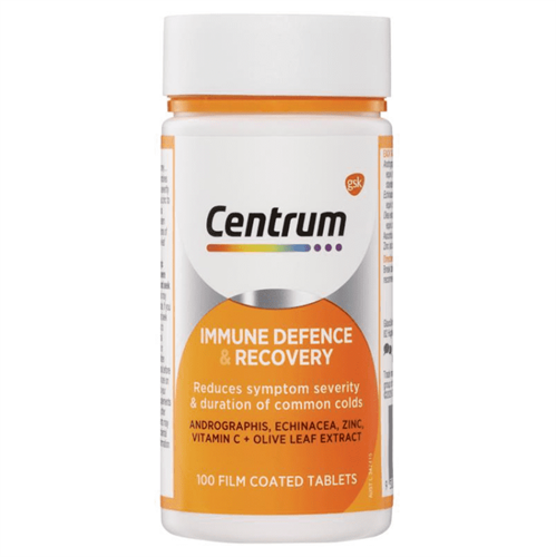 Viên uống Centrum Immune Defence & Recovery hộp 100 viên của Úc (date 5/2023)
