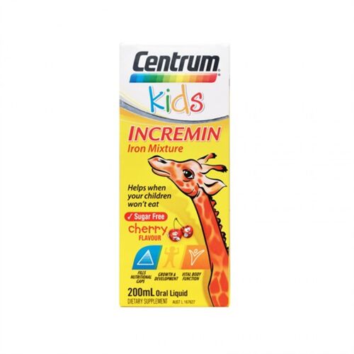 Centrum kids incremin iron mixture vitamins hộp 200 ml của Úc - Vitamine giúp trẻ ăn ngon miệng