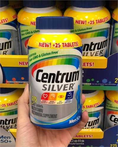 Centrum® Silver® Ultra Men's 50+ 275 viên - Vitamin dành cho đàn ông trên 50 tuổi