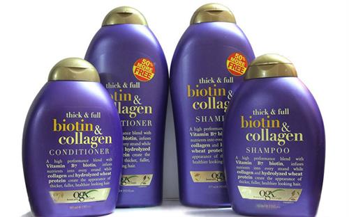 Bộ Dầu Gội và Dầu Xả chứa Biotin & Collagen 577ml OGX Beauty của Mỹ