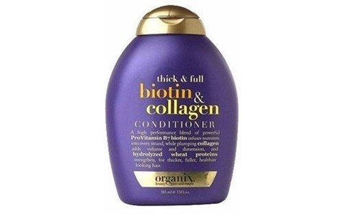 Dầu xả biotin collagen OGX của Mỹ hộp màu tím - Organix Biotin & Collagen