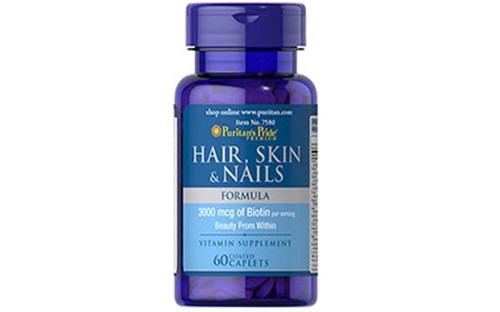 Hair, Skin & Nails Formula Puritan Pride - Vitamin Làm Đẹp Da, Tóc, Móng hộp 60 viên của Mỹ