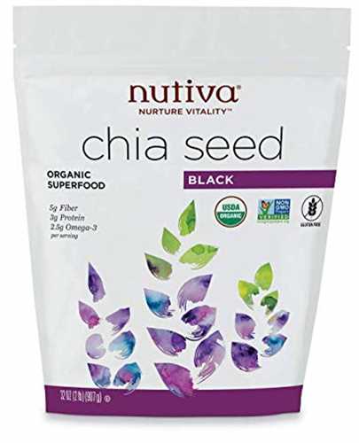 Hạt CHIA đen Nutiva Organic Chia Seed - Hạt Chia đen của Mỹ 