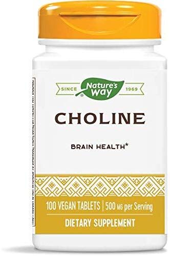 Viên uống bổ sung Choline Nature's Choline 500mg 100 viên [date 12/2023]