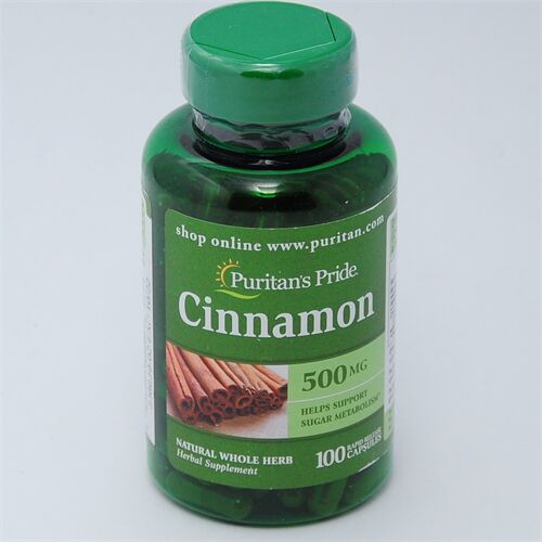 Viên uống Puritans Pride Cinnamon 500 mg 100 viên của Mỹ