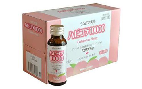 Collagen dạng nước uống Nhật Bản - Collagen De Happy của Nhật 10.000mg, hộp 10 lọ.