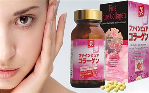 Fine Pure Collagen 200mg hộp 375 viên - Collagen dạng viên của Nhật