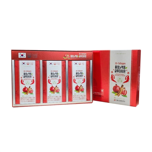 Collagen Hồng Sâm Lựu Glutathione Daedong 10ml x 30 Stick của Hàn Quốc