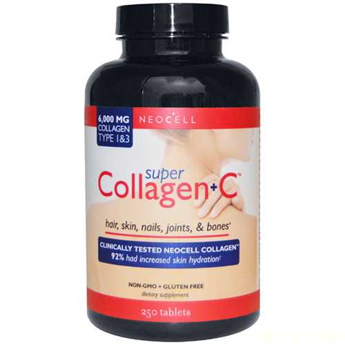 Super Collagen +C 250 viên Neocell USA - Viên uống collagen đep da, tóc, móng của Mỹ 