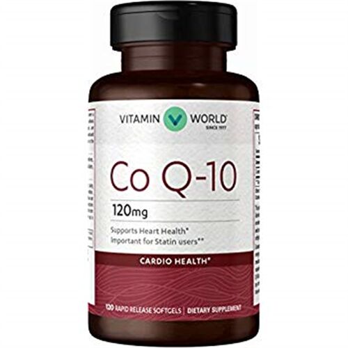 CO Q10 120mg Vitamin World 120 viên - Thực phẩm chức năng bổ trợ tim mạch của Mỹ