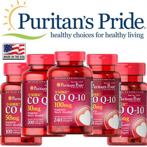 Viên uống Puritan’s Pride Premium Q-SORB CO Q10 120mg 60 viên của Mỹ