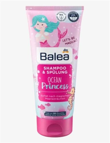 Dầu gội xả công chúa cho bé Balea Shampoo & Spulung Ocean Princess 200ml của Đức