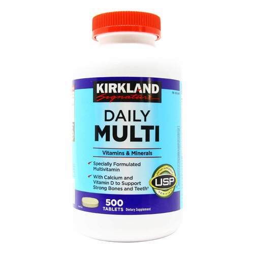 Daily Multi Kirkland của Mỹ hộp 500 viên - Vitamin và khoáng chất cho cả gia đình