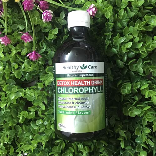 Nước diệp lục Healthy Care Chlorophyll chai 500ml của Úc