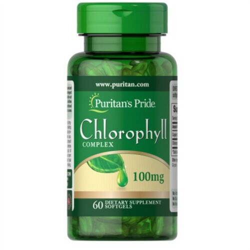 Viên uống diệp lục Puritan's Pride Chlorophyll Complex 100 mg 60 viên của Mỹ 