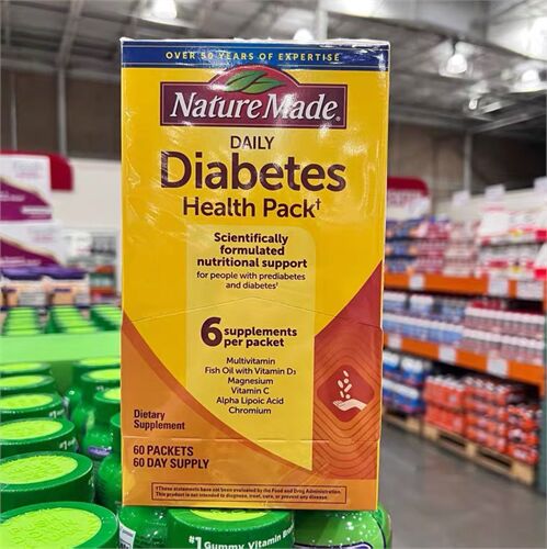  Viên uống Daily Diabetes Health Pack Nature Made hộp 60 gói của Mỹ