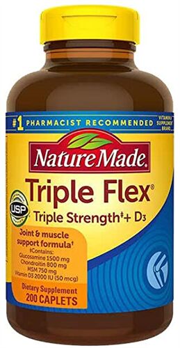 Triple Flex Nature Made của Mỹ hộp 200 viên - Hỗ trợ điều trị khớp