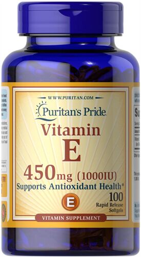 Puritan 's Pride Vitamin e 450mg ( 1000iu) 100 viên của Mỹ