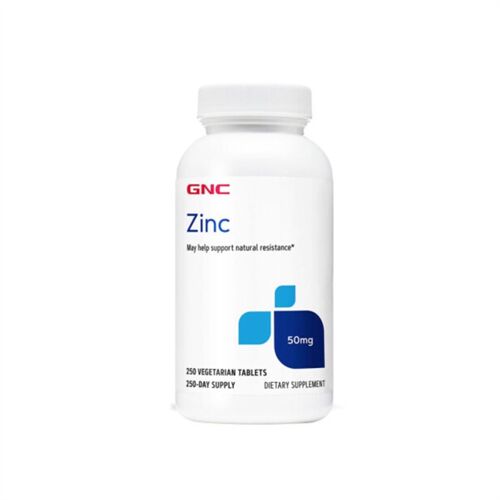 Viên uống GNC Zinc 50 MG hộp 250 viên - Viên uống bổ sung kẽm của Mỹ