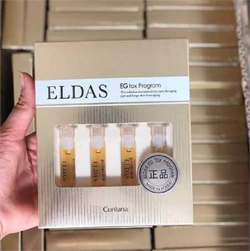 Bộ sản phẩm tế bào gốc Eldas EG Tox Program Coreana  2ml X 4 Ống của Hàn Quốc