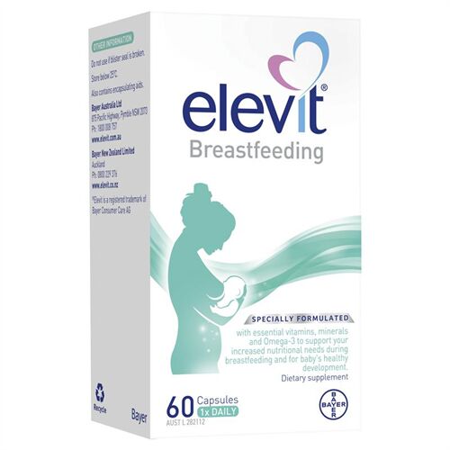Viên uống Elevit Breastfeeding cho phụ nữ sau sinh hộp 60 viên của Úc