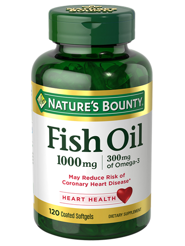 Viên uống dầu cá Nature's Bounty Fish Oil 1000 mg 120 viên của Mỹ