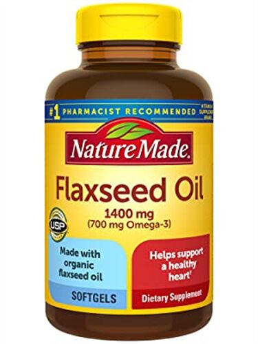 Dầu hạt lanh Nature Made Flaxseed oil 1400 mg hộp 300 viên - Omega 3 6 9 của Mỹ 