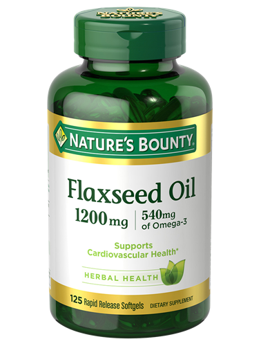 Dầu hạt lanh Nature's Bounty Flaxseed Oil -- 1200 mg - 125 viên của Mỹ
