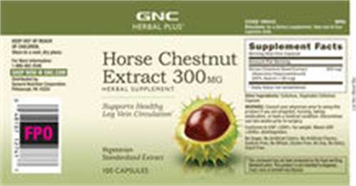 Viên uống GNC Herbal Plus Horse Chestnut Extract 300mg 100 viên của Mỹ