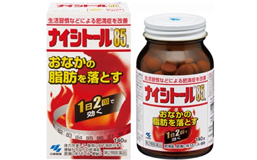 Viên uống giảm mỡ bụng Nhật Bản Naishitoru 85 Kobayashi 280 viên - Đặc trị giảm béo, giảm mỡ bụng