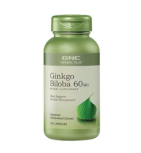 Viên uống GNC Herbal Plus Ginkgo Biloba 60 mg 100 viên của Mỹ