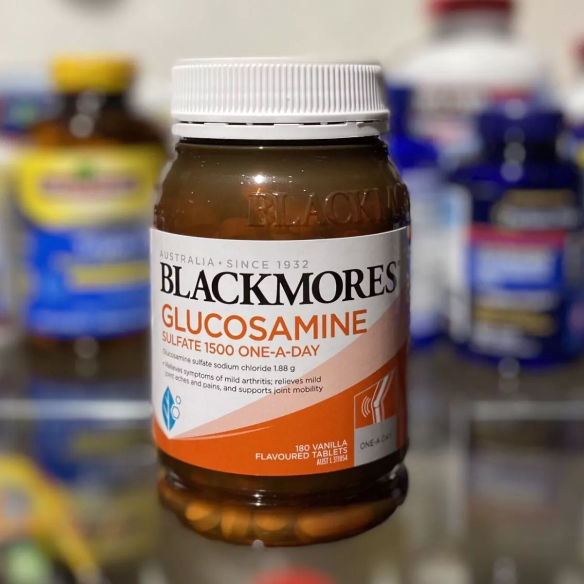 BLACKMORES GLUCOSAMINE 180 VIÊN CÓ TÁC DỤNG GIẢM ĐAU THOÁI HÓA KHỚP