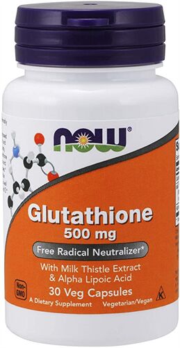 Viên uống Glutathione Now 500mg hộp 30 viên của Mỹ 