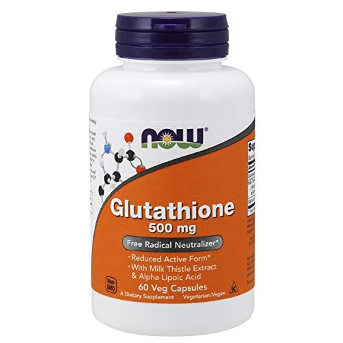 Glutathione Now 500mg hộp 60 viên của Mỹ - Chống gốc tự do, giải độc gan, trắng da