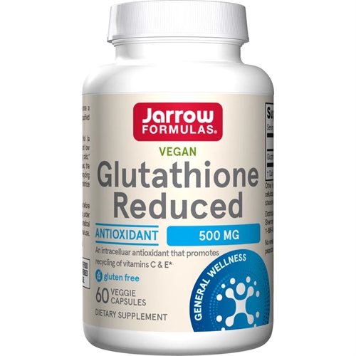 Viên uống trắng da Glutathione Reduced Jarrow của Mỹ hộp 60 viên 500mg