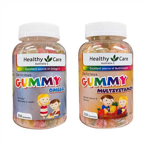 Kẹo Gummy Multivitamin 250 Gummies hãng Healthy Care của Úc