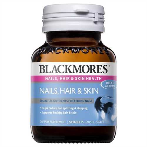 Nails Hair Skin Blackmores Úc - Viên uống vitamin làm đẹp da, tóc móng của Úc