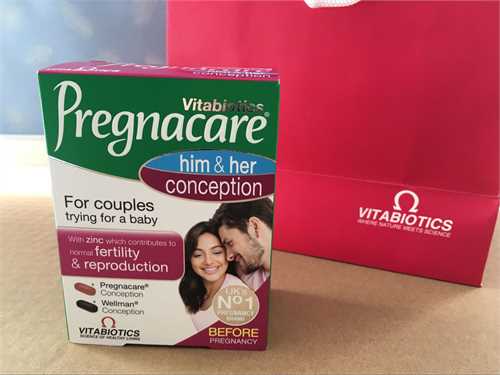 Vitabiotics Pregnacare him & her Conception hộp 60 viên của Anh