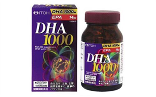 Viên uống bổ sung DHA & EPA 1000mg Itoh Nhật Bản hộp 120 viên - Giúp bạn khỏe mạnh