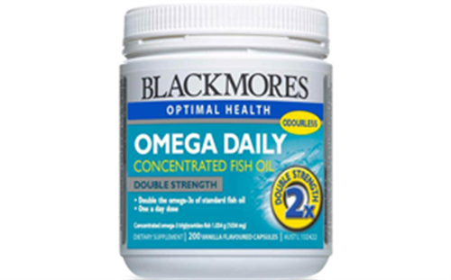 Viên uống hàng ngày Blackmores Omega Daily của Úc hộp 200 viên - Gấp đôi sức mạnh
