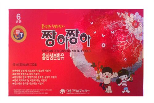 Hồng sâm baby Hàn quốc - Daedong Korean Red Ginseng Kid Tall Gold
