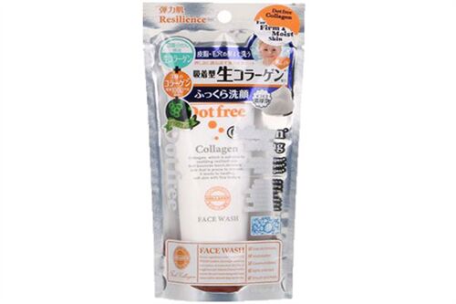 Sửa rửa mặt Collagen tươi Dot Free face wash tuýp 100g của Nhật Bản