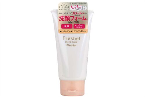 Sữa rửa mặt Kanebo Freshel Clear Soap tuýp 130g của Nhật Bản