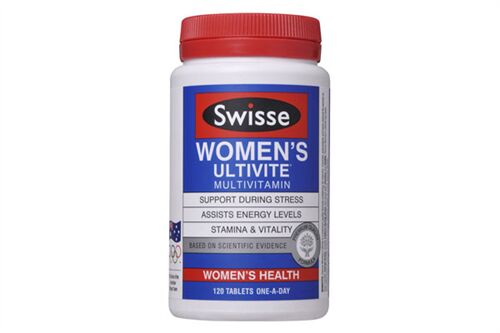 Vitamin tổng hợp cho phụ nữ Swisse Womens Ultivite hộp 120 viên của Úc