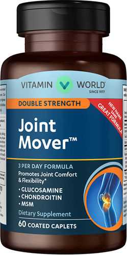 Viên uống Vitamin World Double Strength Joint Mover 60 viên của Mỹ